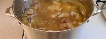 суп горячий холодец. Шаг 23