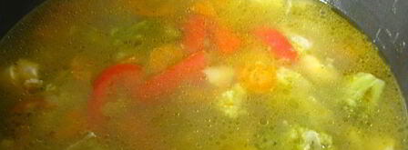 куриный суп с брокколи. Шаг 10