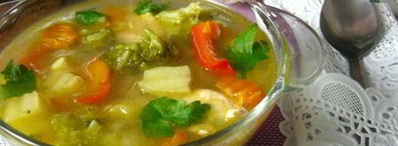 куриный суп с брокколи. Шаг 11