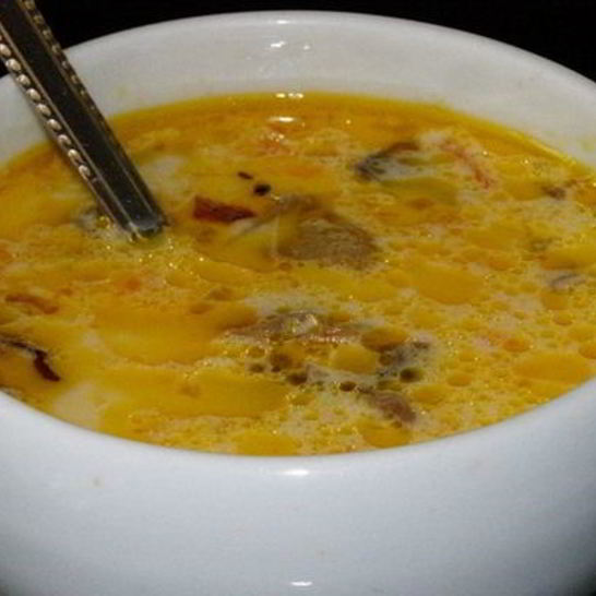 Рецепт куриного супа с сыром и шампиньонами