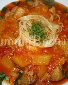 Лагман по-домашнему из мультиварки