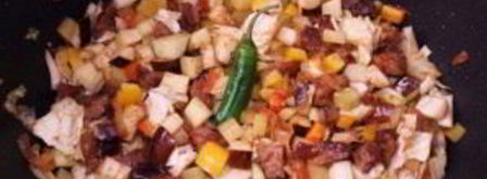 лагман с кабачками. Шаг 7