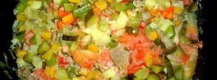 лагман с солеными огурцами. Шаг 4