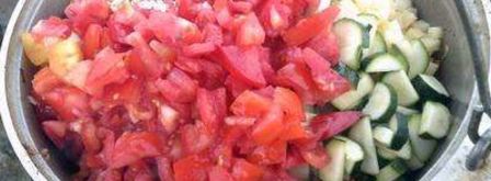 лагман в казане на костре. Шаг 12