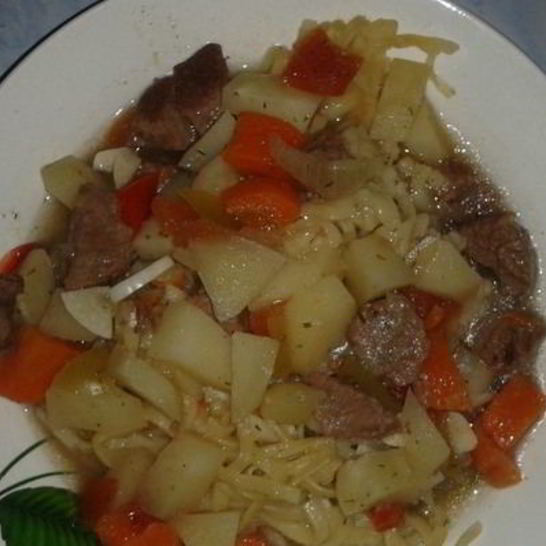 Рецепт лагмана в микроволновке