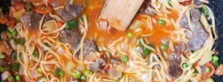 лагман в воке. Шаг 6