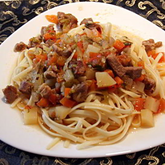 Рецепт среднеазиатского блюда лагман