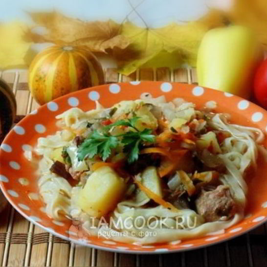 Рецепт супа лагман