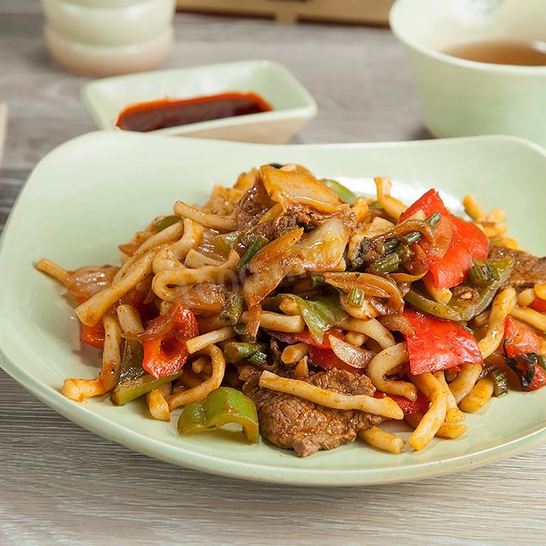 Рецепт цомяна жареного лагман