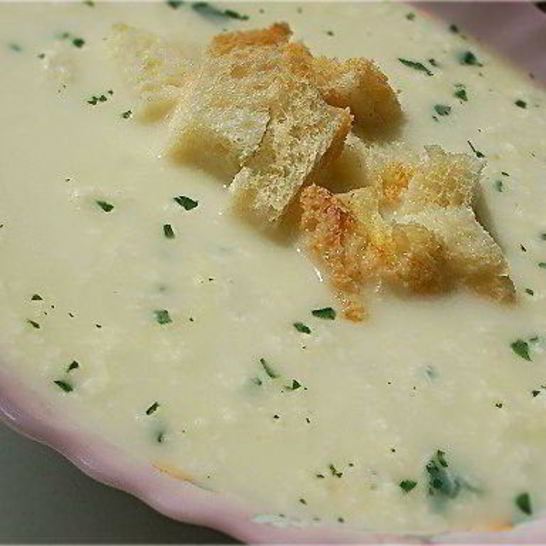 Рецепт альпийского молочного супа с сыром