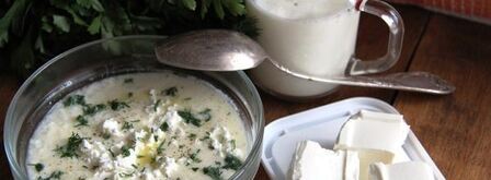 молочный рисовый суп с брынзой. Шаг 6