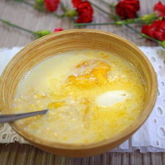 Рецепт молочного рисового супа с курагой