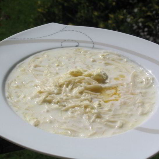 Рецепт молочного супа-лапши