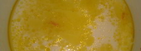 молочный суп по-тайски с курочкой, креветками и помидорчиками черри. Шаг 5