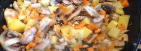 молочный суп с грибами. Шаг 4