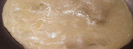 молочный суп с лапшой из крахмальных блинов. Шаг 3