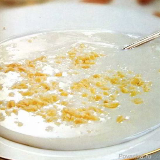 Рецепт молочного супа с миндалем