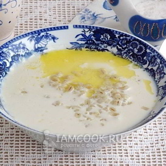Рецепт молочного супа с перловой крупой