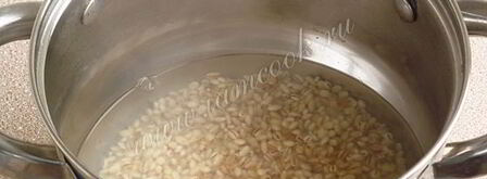 молочный суп с перловой крупой. Шаг 5