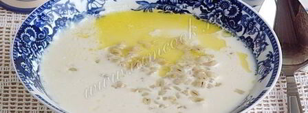 молочный суп с перловой крупой. Шаг 10