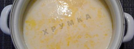 молочный суп с рисом. Шаг 6