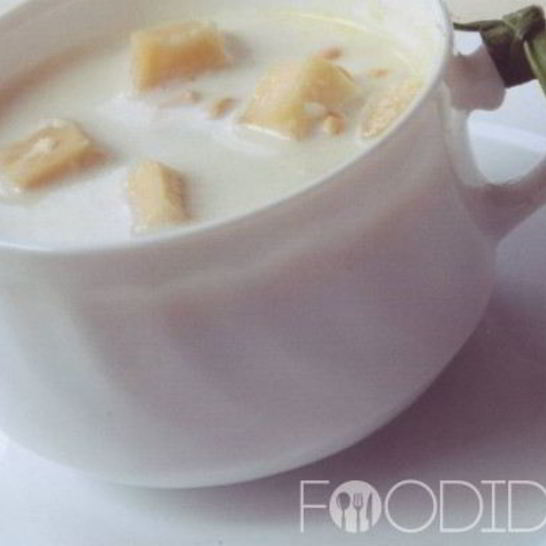 Рецепт молочного супа с сыром