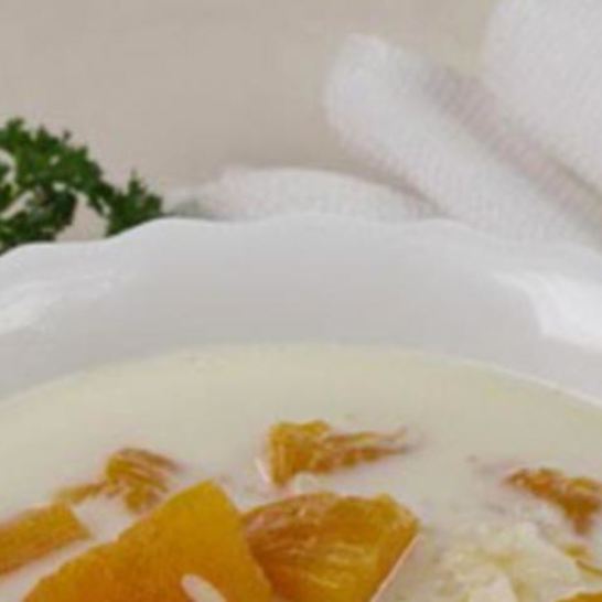 Рецепт молочного супа с тыквой