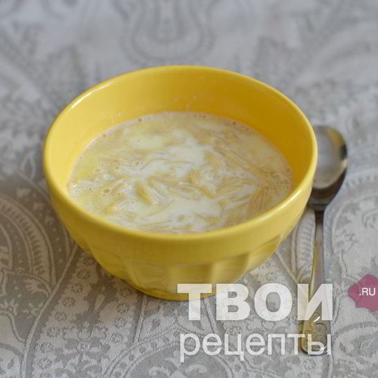 Рецепт молочного супа в мультиварке