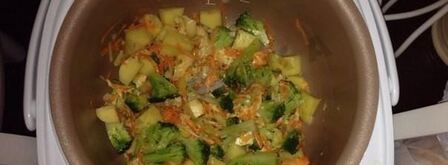 овощной молочный суп. Шаг 3