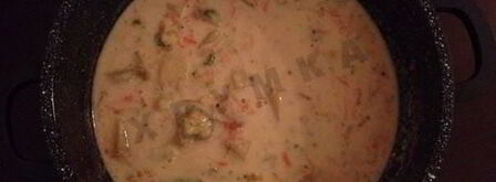 овощной молочный суп. Шаг 5