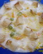 Суп молочный с овощами