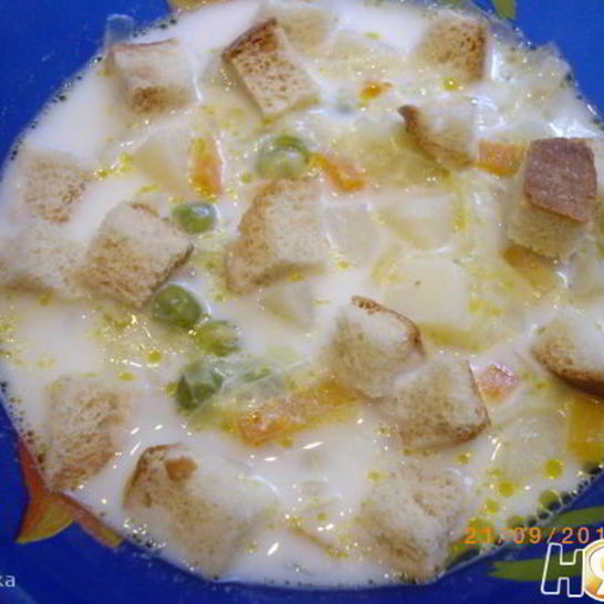Рецепт супа молочного с овощами