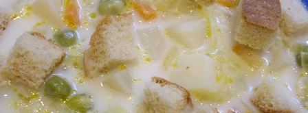 суп молочный с овощами. Шаг 7