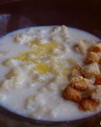 Суп молочный с цветной капустой