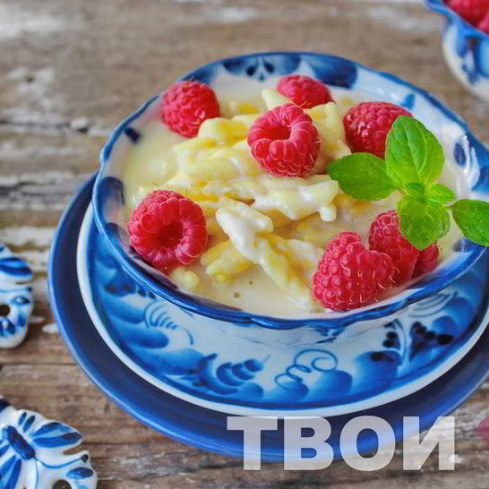 Рецепт супа молочного