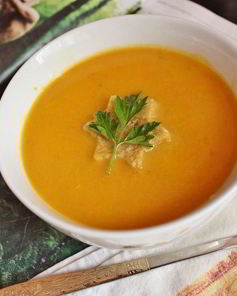 Морковно-апельсиновый суп с имбирем