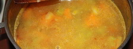 морковно-апельсиновый суп с имбирем. Шаг 11