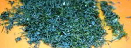 классическая окрошка на кефире. Шаг 4