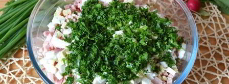 окрошка на айране. Шаг 10