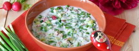 окрошка на айране. Шаг 13