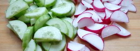 окрошка на газированной минеральной воде. Шаг 4