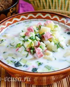 Окрошка на кефире