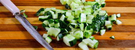 окрошка на кефире. Шаг 3