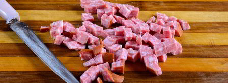 окрошка на кефире. Шаг 4