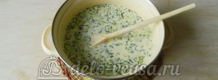 окрошка на лимонной кислоте. Шаг 8