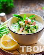 Окрошка на минералке