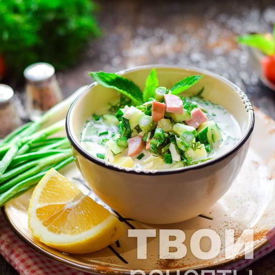 Рецепт окрошки на минералке