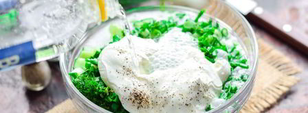 окрошка на минералке. Шаг 8