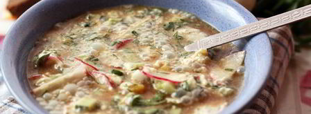 окрошка на минеральной воде. Шаг 9