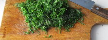 окрошка на воде с уксусом и майонезом. Шаг 5